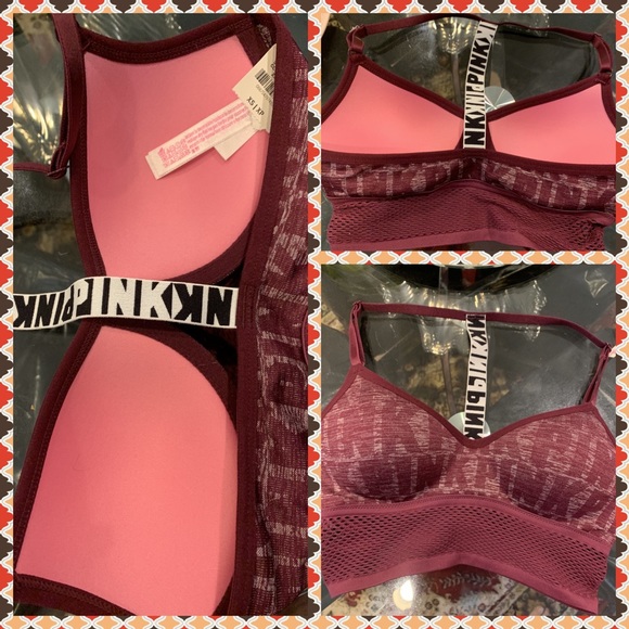 PINK Victoria's Secret Other - BNWT Pink Victoria Secret Padded T back Sports Bra